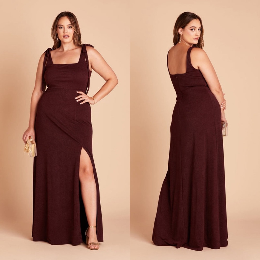 BIRDY GREY Alex Convertible Maxi Dress Cabernet Size 2X NWT Bridesmaid Wedding